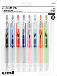 Title: uniball 207 Fashion Retractable Gel Pens, Medium Point (0.7mm), Assorted, 8 Pack