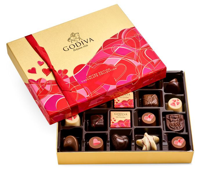 Godiva Valentine's Day Assorted Chocolate Gift Box, 20 pc. by Cafe Barnes & Noble®