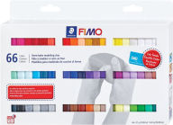 FIMO Oven-bake Modeling Clay 66ct Color Sampler