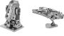 MetalEarth - Star Wars R2-D2 and Millennium Falcon