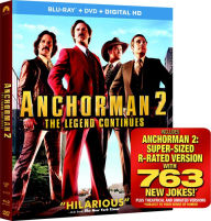 Title: Anchorman 2: The Legend Continues [2 Discs] [Includes Digital Copy] [Blu-ray/DVD]