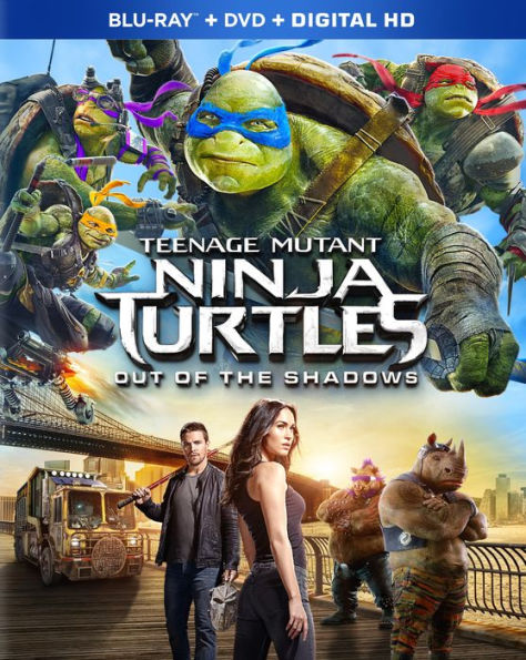 Teenage Mutant Ninja Turtles: Out of the Shadows [Includes Digital Copy] [Blu-ray/DVD]