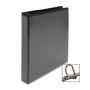 Business Source BSN28450 D-Ring View Binder- 4in. Capacity- 11x8-.50in.- Black