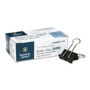 Business Source BSN36552 Binder Clip- Large- 2in.W- 1in. Capacity- Black