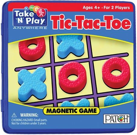 Take n Play Noughts & Crosses Tic Tac Toe Magnetic Travel Game by Interplay 