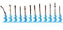 Harry Potter Die Cast Wands (Assorted, Styles Vary)