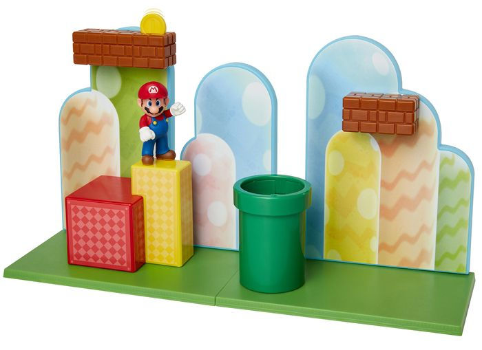 world of nintendo super mario playset