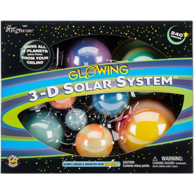 Smithsonian Glowing 3-D Solar System Kit