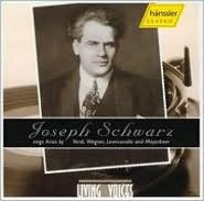 Title: Joseph Schwarz Sings Verdi, Wagner, Leoncavallo, Meyerbeer, Artist: Joseph Schwarz