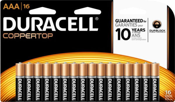 Duracell AAA 16PK Alkaline Batteries