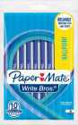 Papermate Write Bros Medium Point Pen Blue 10-Pack