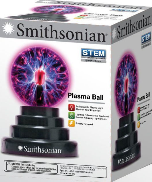 3'' Smithsonian Battery Operated Plasma Ball By NSI Products ...