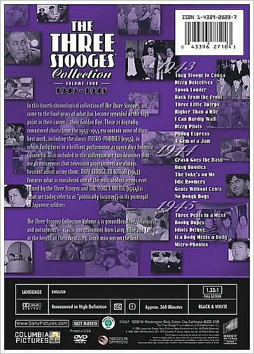 The Three Stooges Collection, Vol. 4: 1943-1945 [2 Discs]