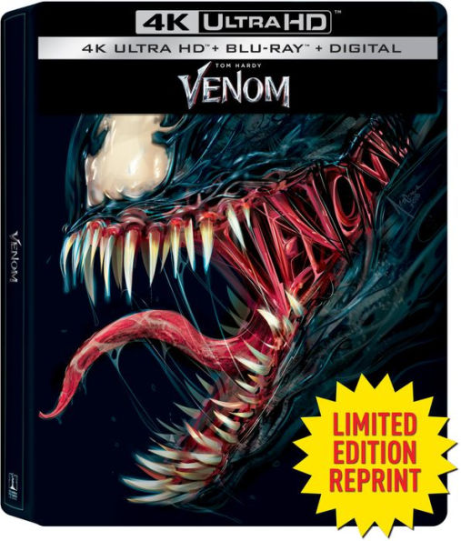 Venom [Limited Edition] [SteelBook] [Includes Digital Copy] [4K Ultra HD Blu-ray/Blu-ray]