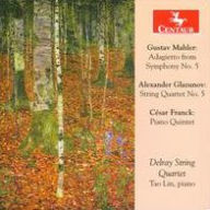 Title: Mahler: Adagietto from Symphony No. 5; Glazunov: String Quartet No. 5; Franck: Piano Quintet, Artist: Tao Lin