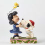 Jim Shore Peanuts Snoopy Kissing Lucy