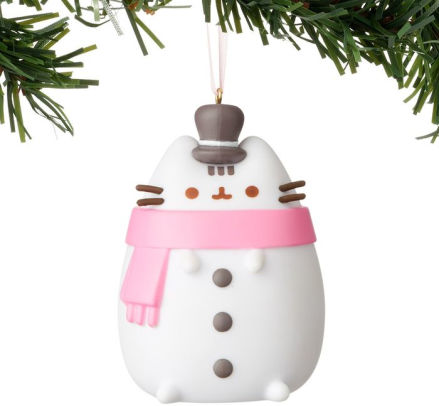 snowman pusheen plush