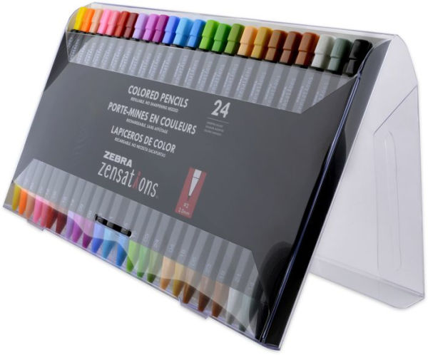 Zensations Colored Pencil Assorted 24Pk