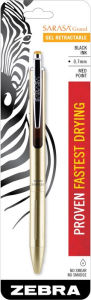 Title: Sarasa Grand Retractable 0.7mm Gold Barrel/Black Ink 1pk