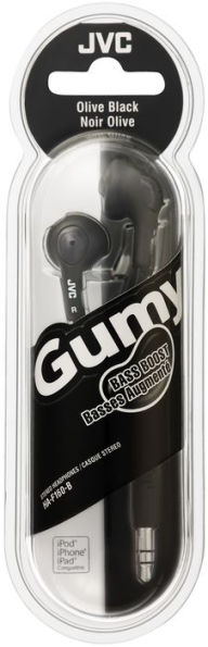 JVC GUMY EARBUDS - BLACK