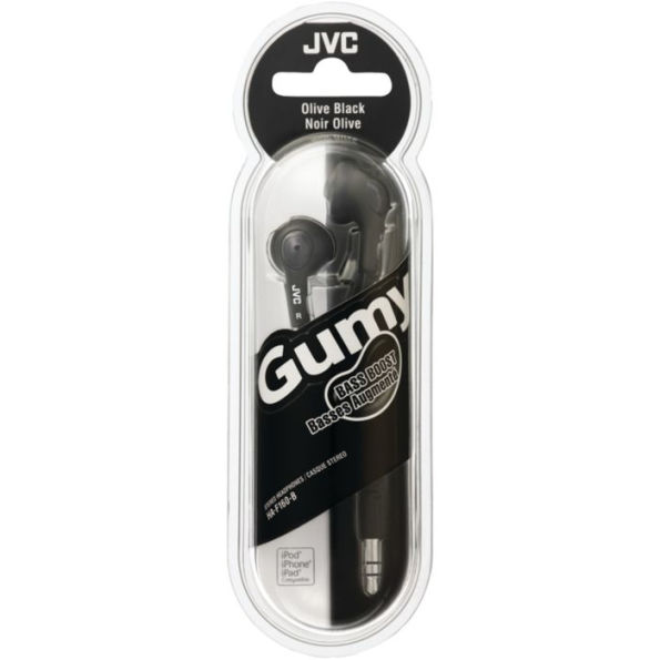 JVC GUMY EARBUDS - BLACK