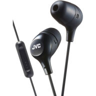Title: Marshmallow Inner-Ear Headphones with Microphone (Black)