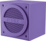 iHome iBT16UC Bluetooth Rechargeable Mini Speaker Cube in Rubberized Finish - Purple