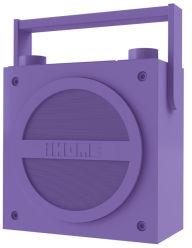 iHome iBT4UC Bluetooth Wireless Rechargeable Boombox with FM Radio - Purple