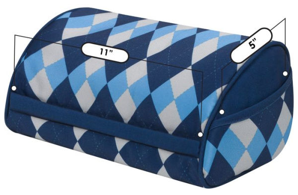 LapGear Designer Tablet Pillow, Blue Argyle