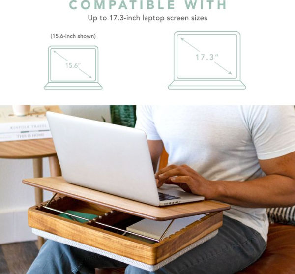 Rossie Home® Acacia Easel Lap Desk