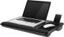 Alternative view 5 of XL Black and Grey Deluxe Laptop Lapdesk with Multipurpose Surface