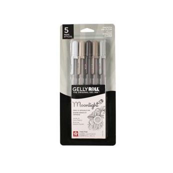 Gelly Roll Moonlight 5pk Charcoal