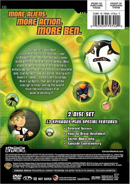 Ben 10: The Complete Season 2 [2 Discs]