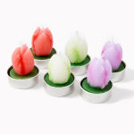 Alternative view 3 of Tulip Tealight Candles, Set of 6
