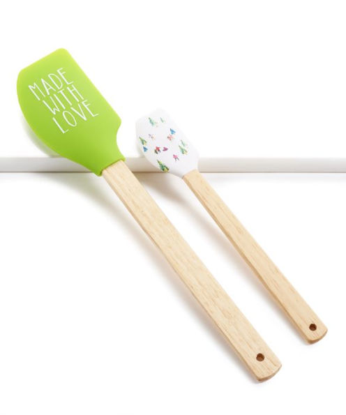 Winter Market Made with Love Set of 2 Spatulas