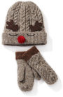 Kids Reindeer Hat & Gloves Set