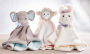 Lil' Llama Polyester Lovey Blankets w/Rattles, (Assortment - Styles Vary)