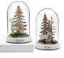Table Décor Bell Jar Forest Scene