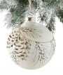 Christmas Ornament Black Forest Pinecone Round