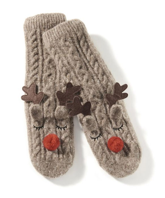 Holiday Reindeer Ceramic Mug & Slipper Socks Set