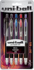 Uniball 207 Gel Retractable 0.7MM Assorted 5-Pack