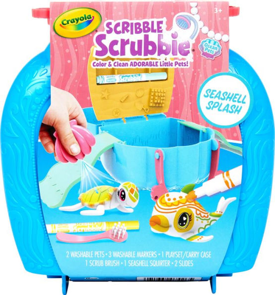 Scribble Scrubbie Pets Seashell Splash Playset