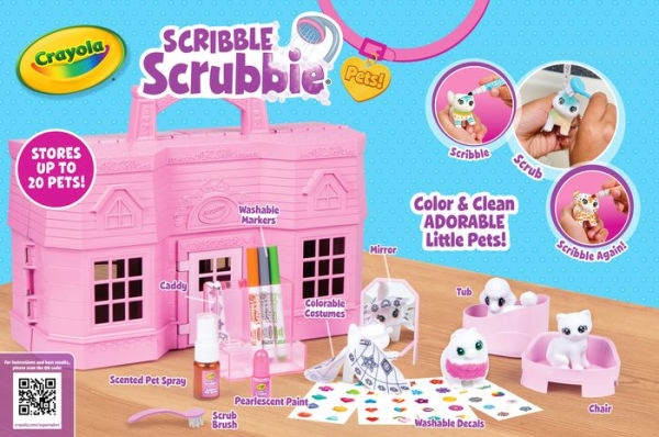 Color Changing Scribble Scrubbies Super Salon