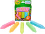 Crayola Neon Washable Sidewalk Chalk, 5 count