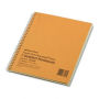 National Brand 33004 Subject Wirebound Notebook- Narrow Rule- 8-1/4 x 6-7/8- Green- 80 Sheets