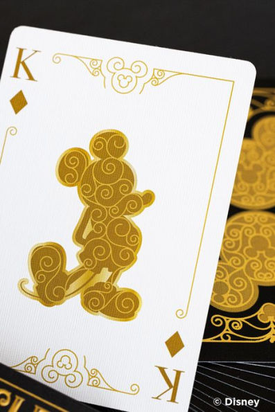 BICYCLE DISNEY BLACK & GOLD MICKEY PLAYING CARDS