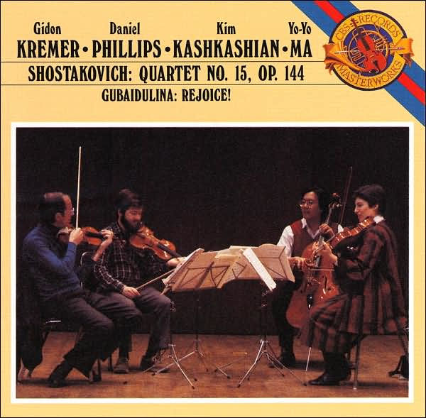 Shostakovich: String Quartet No. 15; Gubaidulina: Rejoice!