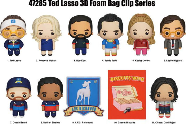 TED LASSO 3D BAGCLIP