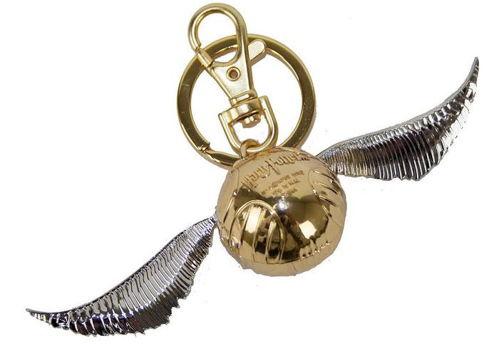 Harry Potter Snitch Pewter Keyring by MONOGRAM
