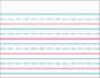 TREND ENTERPRISES T-1094 WIPE-OFF CHART HANDWRITING PAPER-22 X 28